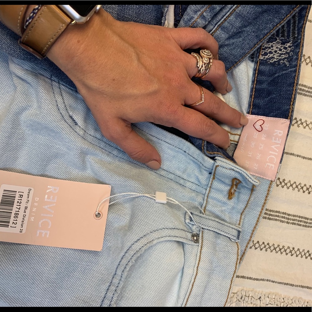 Brand new Revice two tone jeans!